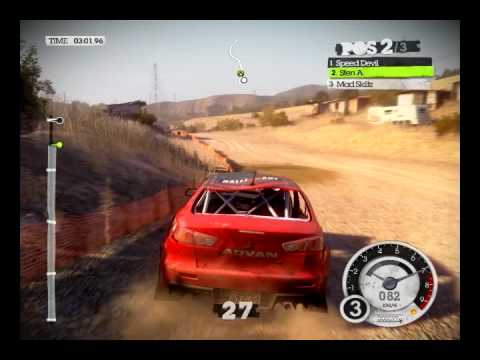 Colin McRae: DiRT 2 - PC LAN Gameplay (crashes and...