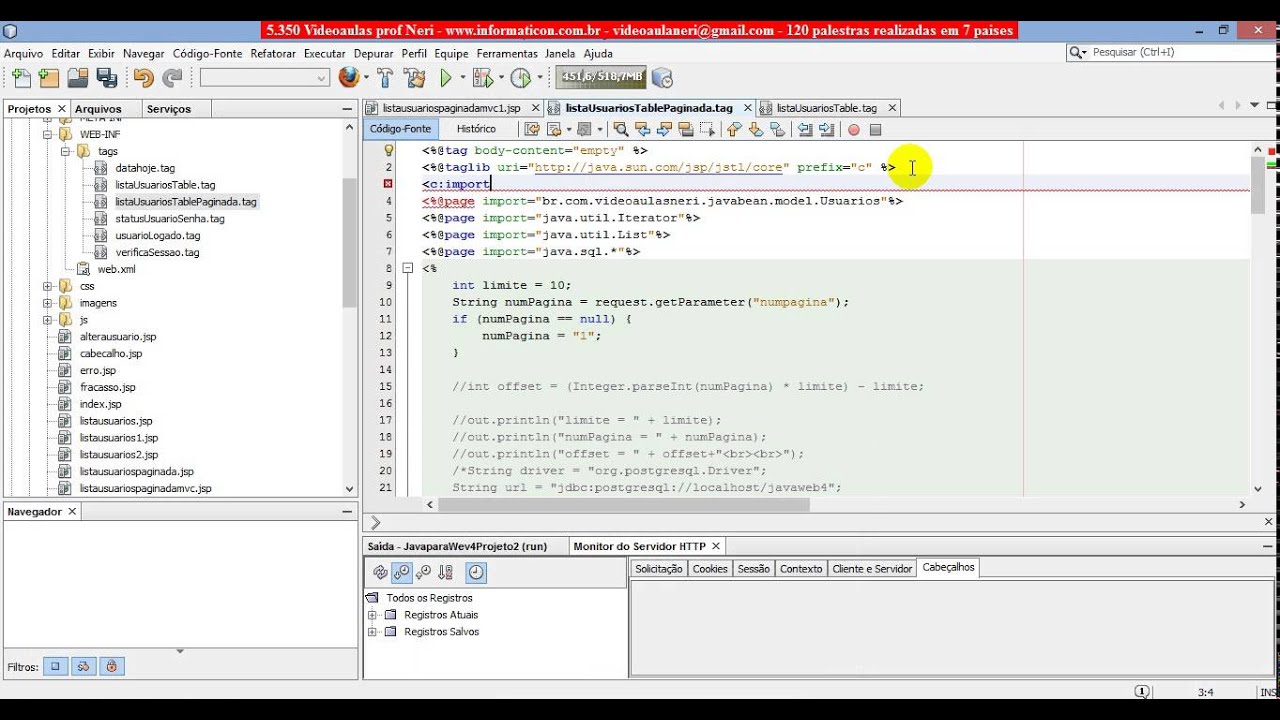 aula 5416 java para web 4 Criando custom tags tagfile componente para