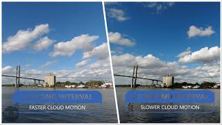WEEK 10 EXAMPLE: 0.5 VS 2 Second Interval for Time-Lapse