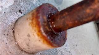 Rusty HVAC Blower Shaft No Puller Needed