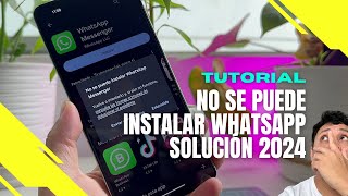 ¡SOLUCIÓN! No se puede INSTALAR WHATSAPP si usaste WhatsApp Plus (Truco 2024)