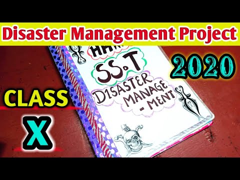 Disaster management Project || class 10th,9th,8th || very easy || TECH Dt 🔥🔥🔥