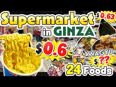 Ginza Tokyo Japan Supermarket Food Incredibly Cheap Japanese Travel Vlog