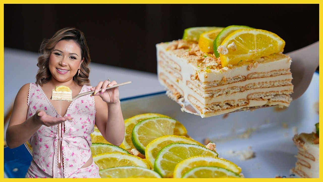 The Easiest No-Bake Dessert EVER, CARLOTA DE LIMÓN perfect every time! (Summer Recipe)
