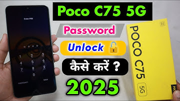 Poco C75 5G Password Unlock Kaise Kare || Poco C75 5G Password Lock Remove ⚡