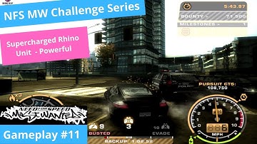 NFS MW Challenge Series: Hard Police encounter | The Supercharged Rhino Unit-Powerful-NFS MW HD-#11
