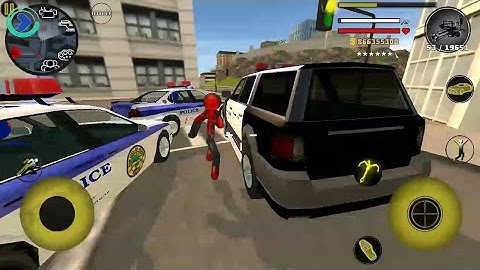 Stickman Rope Hero Vice Town Crime Simulator #13 (Naxeex LLC) Android Gameplay HD