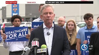 Lamont proposes tax on large employers whose workers rely on Medicaid