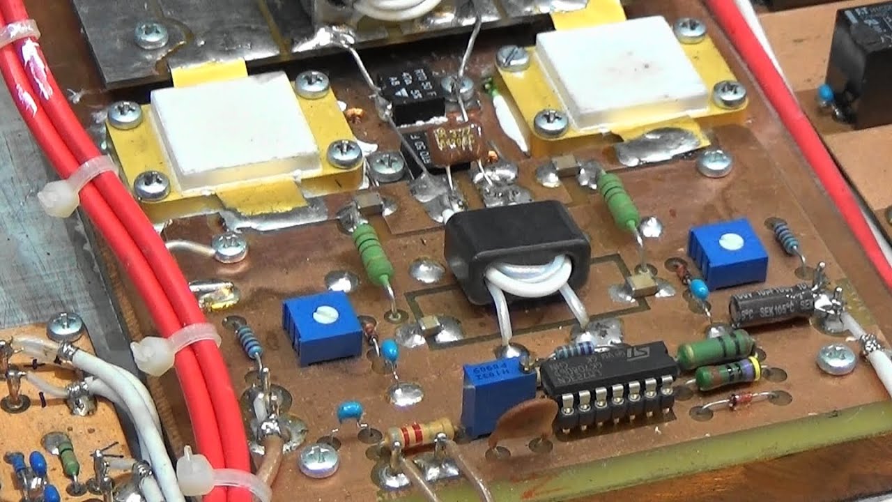 96 Repairing a 1500 Watt MOS FET HAM radio RF Power Amplifier