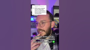 ¿DESARROLLO WEB orientado a las bases de datos? ✅ #shorts #desarrollo #web #tips #developer #dev