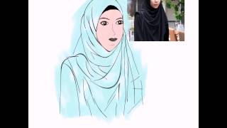 Nyoba Sketsa Kartun Muslimah By Erl Youtube