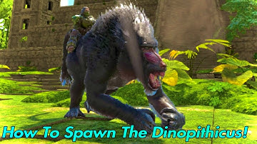 How To Spawn The Dinopithecus In Ark Lost Island!