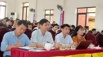 Tập huấn nâng cao năng lực cho cán bộ huyện Vũ Quang làm công tác giảm nghèo ở cơ sở năm 2024.