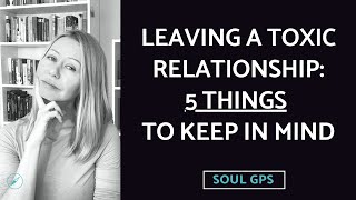 How to leave a toxic relationship?