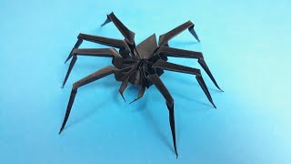 Spider for prank Origami. Kirikomi Technique. How to make a Spider with paper. by Origami Paper Crafts 1,145 views 1 year ago 31 minutes