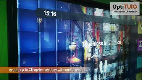 OptiTUIO Touch-less Interaction with Lidar sensors