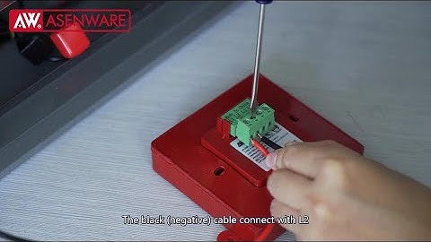How To Wire Addressable manual Call Point