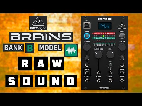 Behringer Brains - B2 - Noise MODEL - RAW SOUND