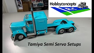 1/14 Tamiya Semi Trucks - Servo Setup - HC Shorts