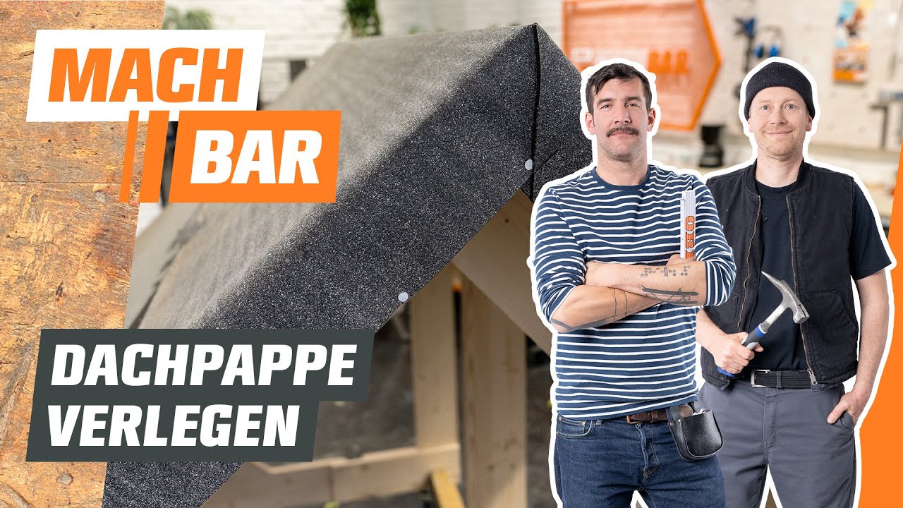 Kann Man Bei Obi Schlüssel Nachmachen Lassen Dachpappe verlegen | OBI - YouTube