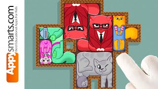 Puzzle Cats are Back! Logic Game  with Tetris Like Blocks gameplay part 2