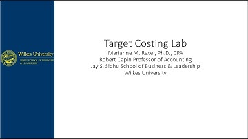 Target Costing Lab