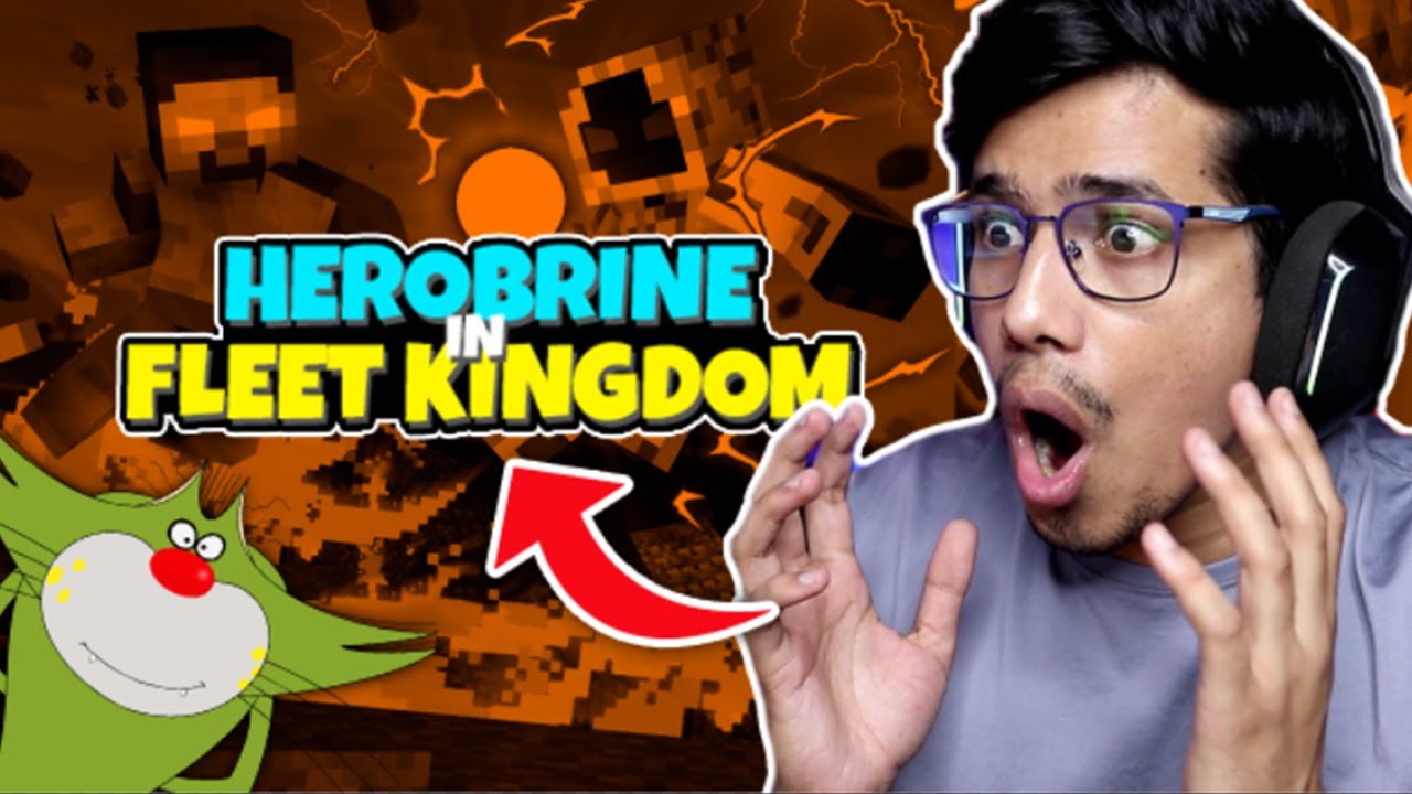 HEROBRINE OR ENTITY 303 in FLEET EMPIRE 😱 | Minecraft - YouTube