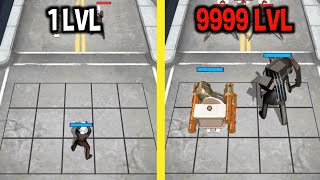 MAX LEVEL in Skibydi Toilet: Merge Battle Gameplay screenshot 4