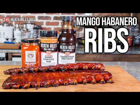 Sweet Heat Mango Habanero Baby Back Ribs | Heath Riles BBQ