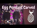 Golden Egg Hand Carved
