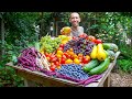 Unbelievable Organic Garden Harvest, This is What I Harvested Today!