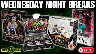 NFL, NBA, &amp; WWE GROUP BREAKS! Wednesday Night Sports Card Group Breaks!