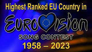 TeamEU – Highest Ranked EU Country in Eurovision (1958-2023) by SchlagerLucas 3,638 views 10 days ago 8 minutes, 33 seconds