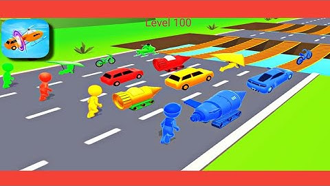 100 Level || Shape-Shifting All Level Gameplay Walkthrough Cycle Motorcycle Car Boat Racing Game 🔥🏁💯