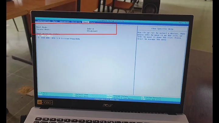 How to disable the SECURE BOOT option on ACER Aspire 3. Fix GREYED OUT secure boot and UEFI