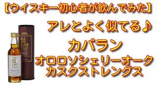 【ウイスキー初心者が飲んでみた！】カバラン オロロソ シェリーオーク ストレングス を飲んでみた！