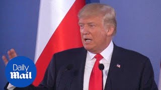 'They took it too seriously': Trump on CNN during Poland visit - Daily Mail
