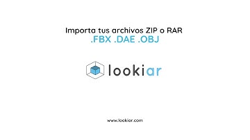 Lookiar: Importa tus archivos en formatos .FBX .DAE y .OBJ