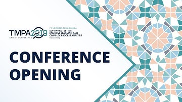 TMPA-2019: Conference Opening