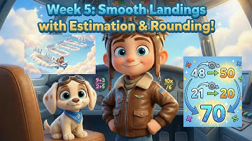 Week 5: Smooth Landings with Estimation & Rounding ✈️ | Mental Math Magic