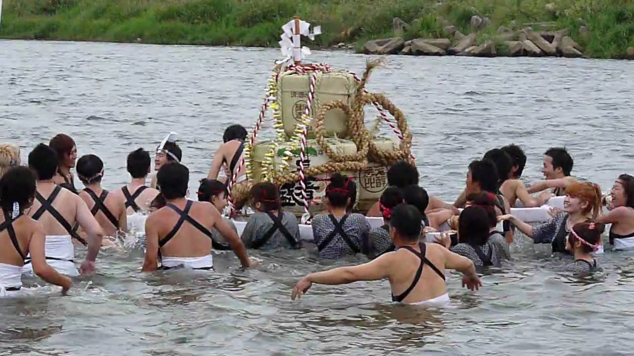 堀之内十五夜まつり　神輿パレード・神輿流し2010　@Niigata Walker