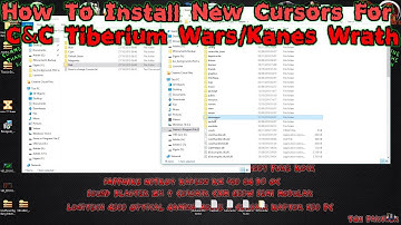 How To Install New Cursors For C&C Tiberium Wars/Kanes Wrath (Steam,Origin,CD)