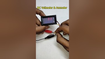 DC Voltmeter and Ammeter #ammeter #voltmeter