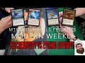 Modern weekly 5c creativity vs etched affinity  magic the gathering
