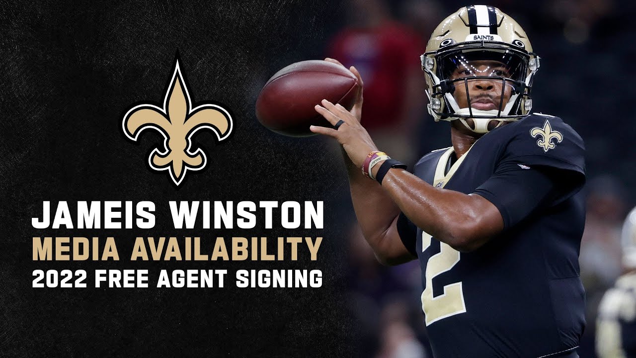 Jameis Winston Media Availability 3/28/22 | New Orleans Saints