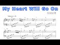 My heart will go on／セリーヌ・ディオン（ピアノソロ楽譜）