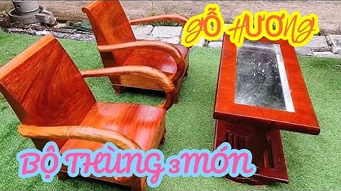 BỘ THÙNG 3 MÓN - GỖ HƯƠNG
