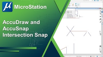 11 - AccuDraw Shortcuts: Intersection Snap
