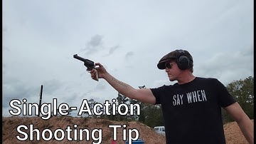 Single-Action Shooting Tip: One-Handed Shooting