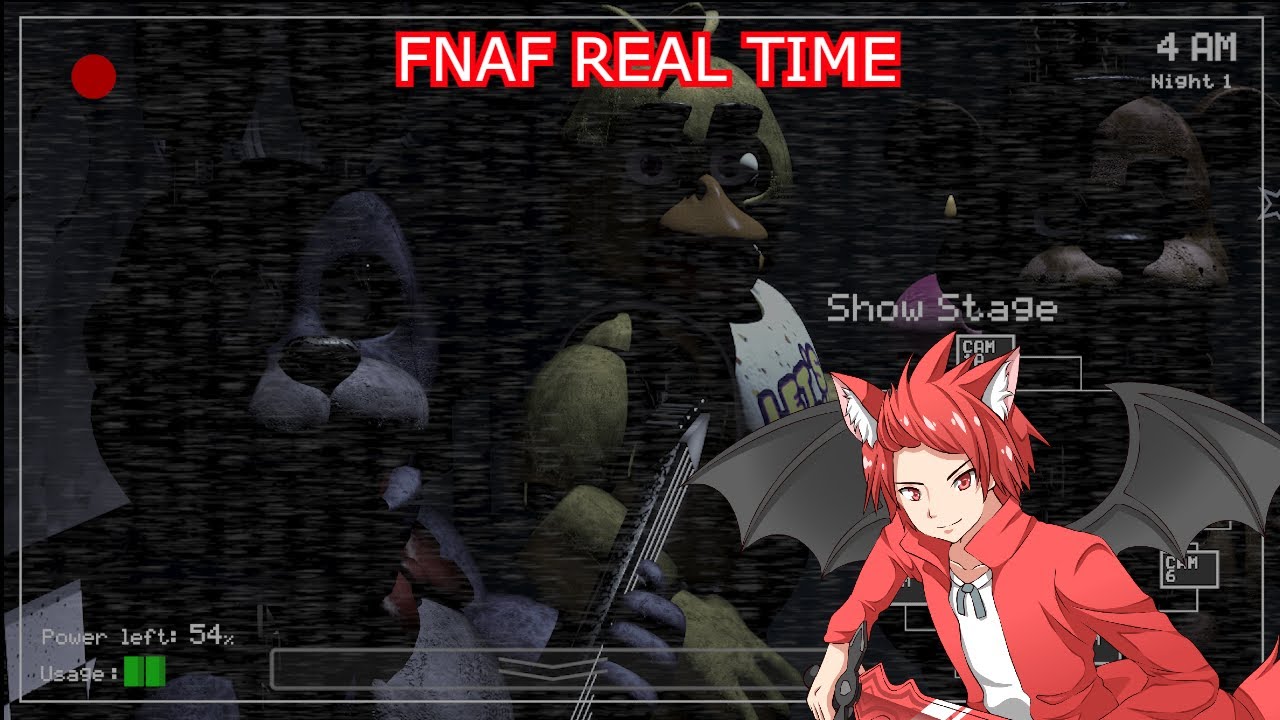 Five Nights At Freddy's, IN REAL TIME (6 HOUR MODE) - YouTube